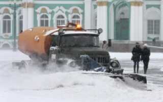 Зимой уборка снега будет осуществляться круглосуточно